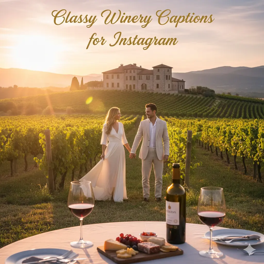 Classy Winery Captions for Instagram