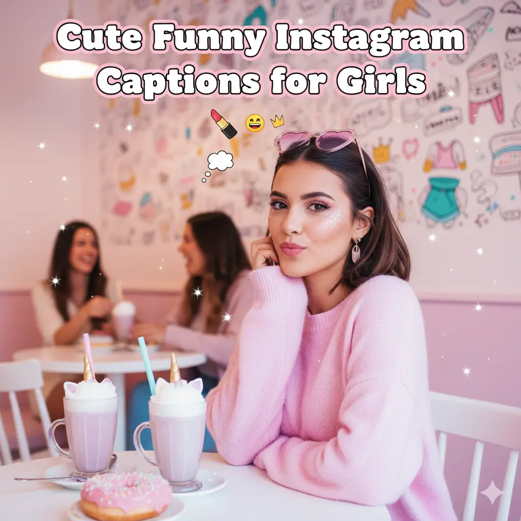 Cute Funny Instagram Captions for Girls