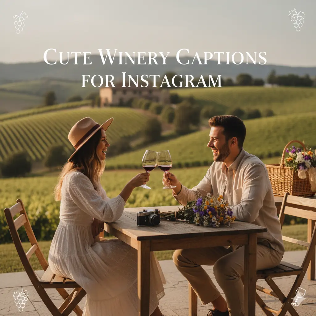 Cute Winery Captions for Instagram
