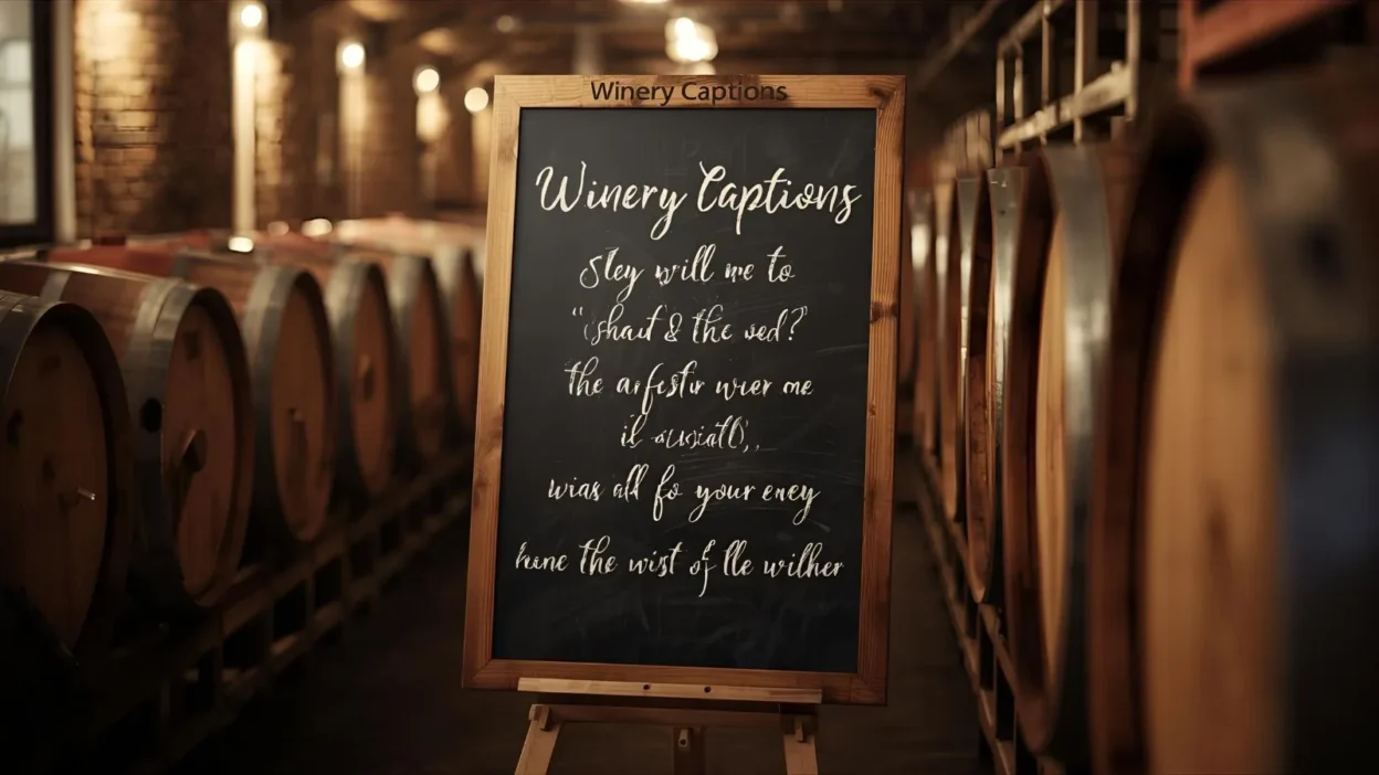 Winery Captions for Instagram